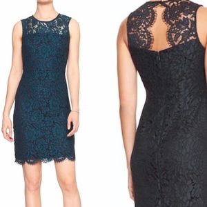 Banana Republic Lace Overlay Dress